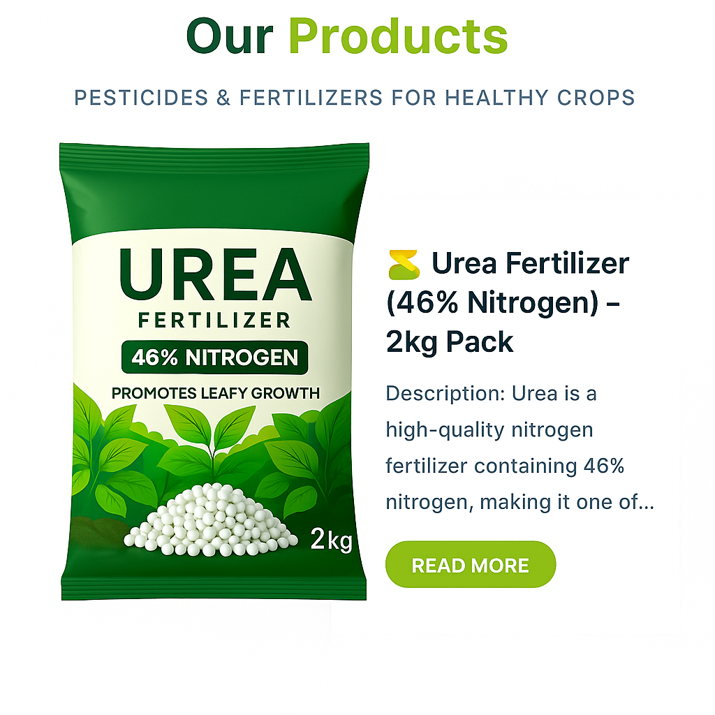 🌱 Urea Fertilizer (46% Nitrogen) – 2kg Pack